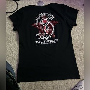 peace now japanese baby tee